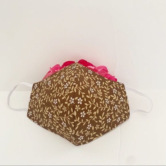 2/$20 Triple Layer Handmade Face Mask - Picture 2 of 5